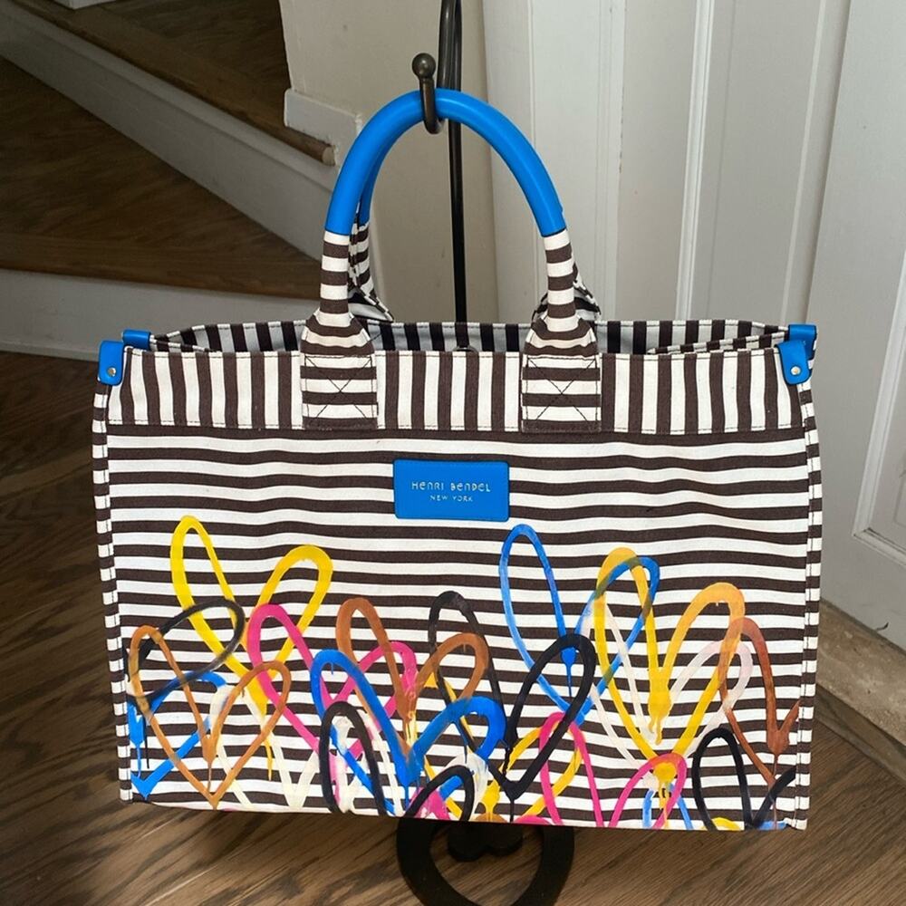 Henri Bendel x James Goldcrown Collection Rare XL Tote Bag